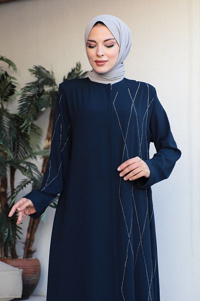 KADEEM Lorena Navy Blue Ferace