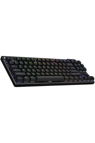logitech Pro X TKL Lightspeed - لوحة مفاتيح ألعاب لاسلكية سوداء