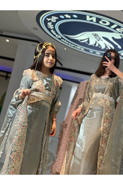 SOLİN YÖRESEL Çocuk Düğünlük Yöresel Elbise Kaftan Abiye