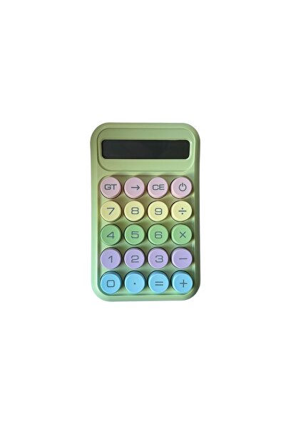 Genel Markalar Runzon Renkli Hesap Makinesi RZ819 - Yeşil