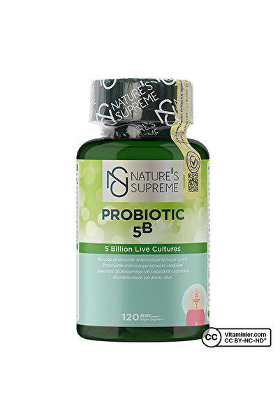 Nature's Supreme Probiotic 5B 120 Kapsül