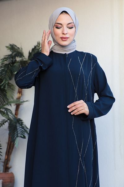 KADEEM Lorena Navy Blue Ferace