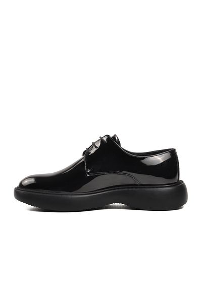 Pierre Cardin Μαύρα λουστρίνια ανδρικά παπούτσια casual