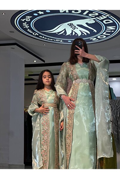 SOLİN YÖRESEL Kadın Düğünlük Yöresel Elbise Kaftan Abiye Sadece ANNE