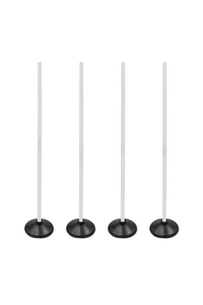 Mrt Slalom Stick with Rubber Base Set of 4