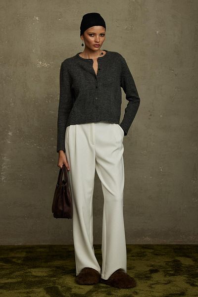 Suud Collection Smoked Jenny Buttoned Cardigan