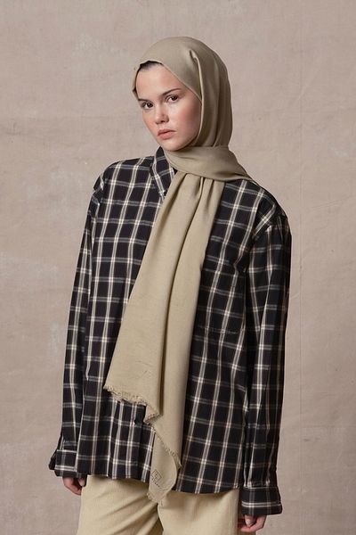 Qef Olive Modal Shawl