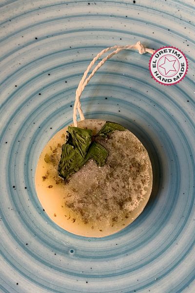 Uretti - Ayşe 7362 Handmade Herbal Mint Flavored Decorative Soap - 6 X 6 cm
