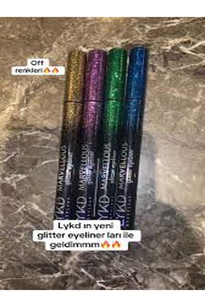 lykd Marvellous Glitter Eyeliner Göz Kalemi (ULTRA INCE UÇ)-807 Royal Blue