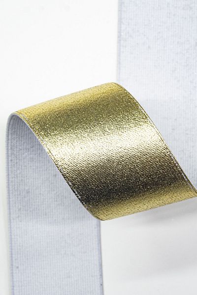 Dokumarkt 3 cm Glitter & Metallic Woven Rubber - 1 Meter Belt & Sandals & Shoes Side Band