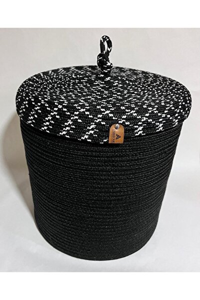 FABRİCART HALI وعاء زهور بغطاء مقاس 30 × 30 - منظم للحمام والمطبخ، سلة متعددة...