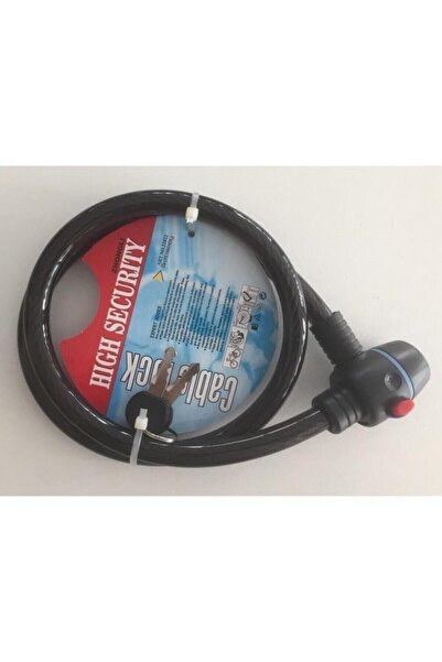 Genel Markalar Bisiklet Motor Kilidi Halatlı Kalın Anahtarlı Kilit 15 X 1000 ...