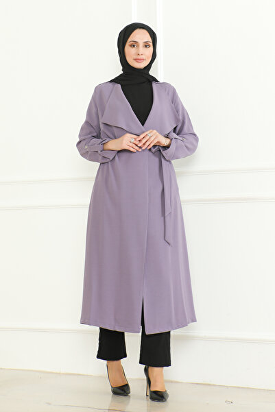 KADEEM Λιλά Καπάκι από λινό αφαίρεσης ρούχων