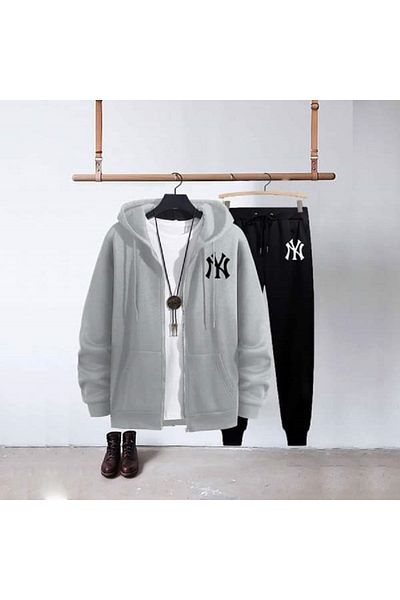 LAND MODA 2-Piece Tracksuit Set - Ny Printed Comfortable Stretchy Tracksuit