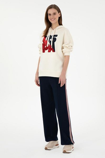 U.S. Polo Assn. Women's Cream Sweatshirt