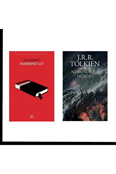 İthaki Yayınları Fahrenheit 451 - Ray Bradbury - Numenorun Düşüşü - J. R. R. ...
