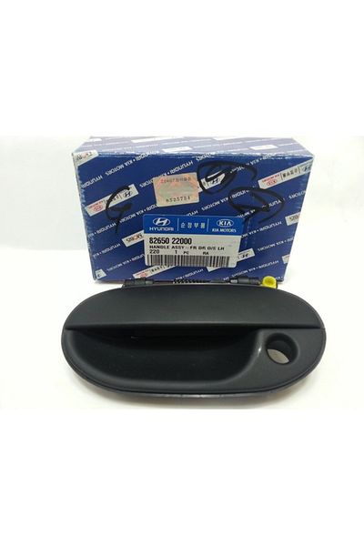İthal لسيارة Hyundai Accent 1995-2000 مقبض باب خارجي أمامي يسار بحلقة إحكام - 8265022000