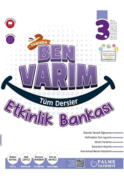 Palme Yayınevi PALME 3.SINIF YANINDA BEN VARIM TÜM DERSLER ETKİNLİK BANKASI *...