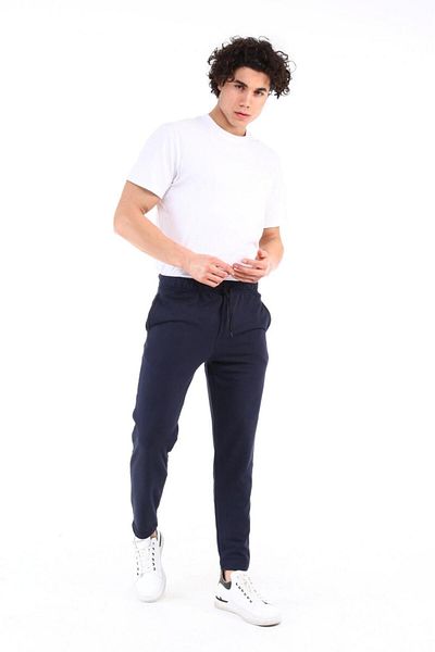 AUST JEANS ΣΚΟΥΡΟ ΜΠΛΕ ΦΟΥΤΕΡ ΜΕ ΙΣΙΑ ΠΟΔΙΑ