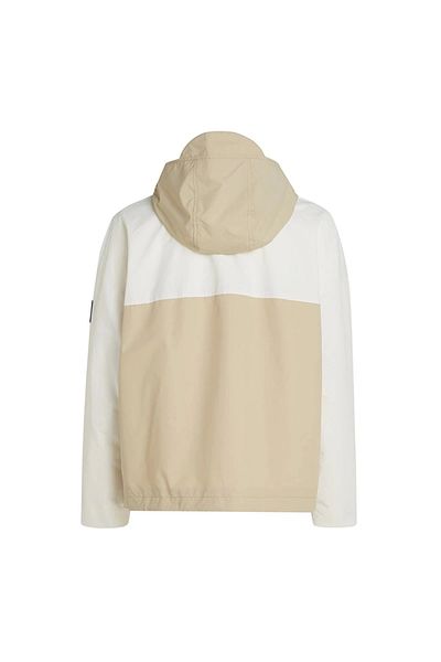 Calvin Klein Ck jeans ripstop windbreaker men's white raincoat j30j325588-ybi