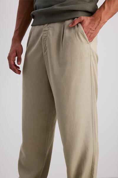 BABOKAH Dökümlü Geniş Paça Pantolon