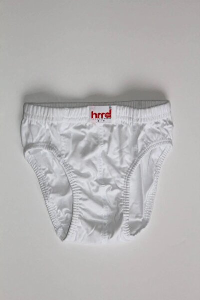 Hmd Boy's 6-Piece White Cotton Slip Panties 208