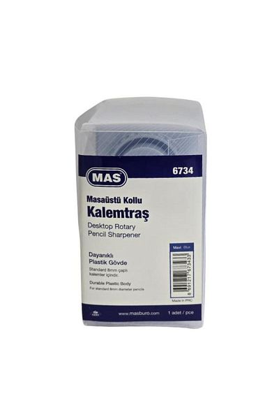 Mas 6734 Blue Pencil Sharpener - Desktop Sleeves