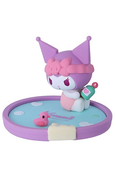 Miniso Sanrio Lisanslı Banyo Serisi Masa Üstü Telefon Tutucu - Kuromi