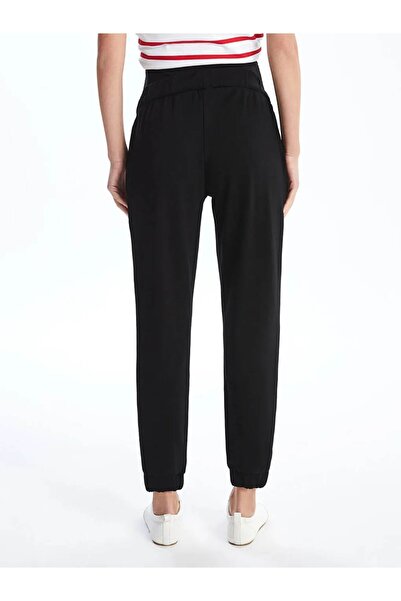 LC Waikiki LCWAIKIKI Maternity Siyah Karın Panelli Düz Hamile Jogger Eşofman Altı