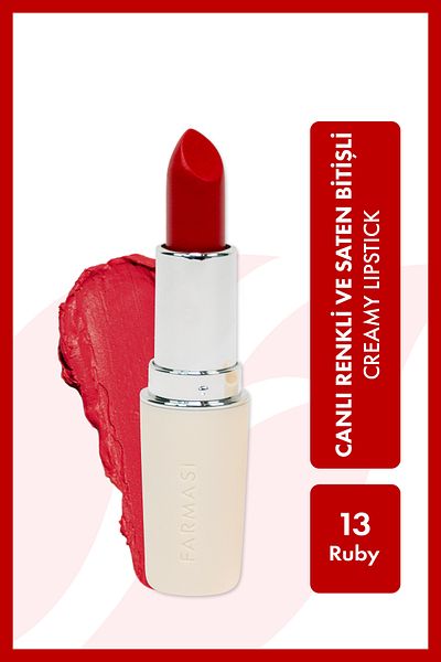 Farmasi 13 Rubby Creamy Lipstick - 4 gr