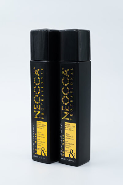 Neocca Keratin Bakım Seti Yıpranmış Ve Kuru Saçlar İçin Sülfatsız Tuzsuz Şamp...