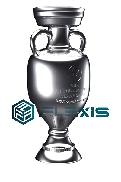 FLEXIS WE MAKE IT POSSIBLE FOR YOU DEV BOY UEFA EURO 2024 KUPASI MAKETİ 36 CM...