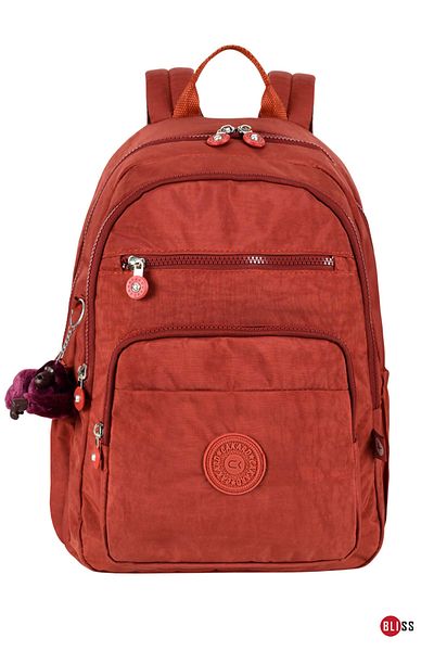 Bliss Tile Unisex Daily & Primary & High School Backpack Crinkle Fabric Backpack with Laptop Compartment