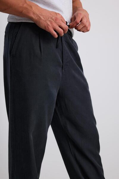 BABOKAH Dökümlü Geniş Paça Pantolon