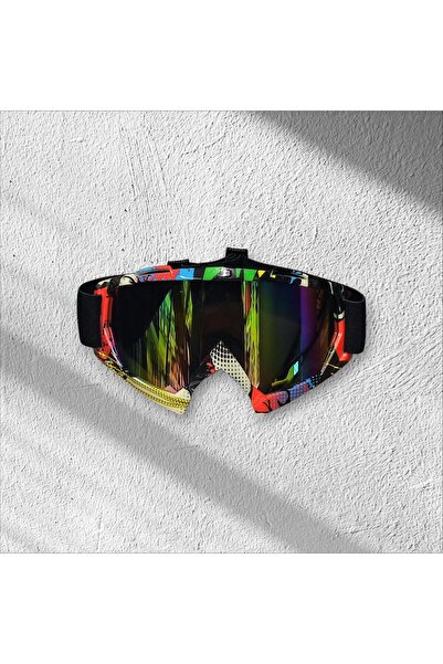 motosergen XBYC G2860 Lüx Kross Gözlük Kask Ve Snowboard Kayak Gözlüğü Noktal...