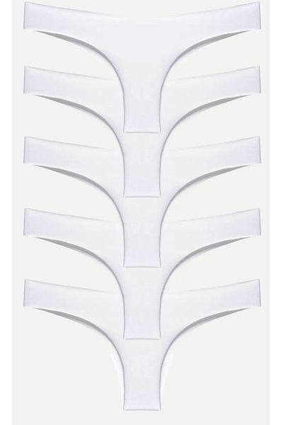 GECKO COLLECTION Γυναικεία εσώρουχα Brazilian Thong Gecko 5 τεμαχίων Laser Cut.