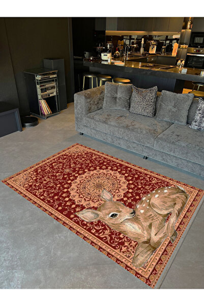 Rugs Modern Halı Ebru Koleksiyonu Ceylan Detaylı Antik Desenli Dokuma Taban Modern Dekoratif Halı ebru23