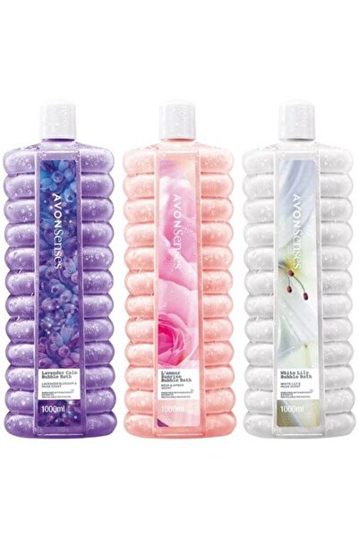 AVON Senses Lavanta,gül Kehribar,zambak Kokulu 1 Lt Banyo Köpüğü Seti