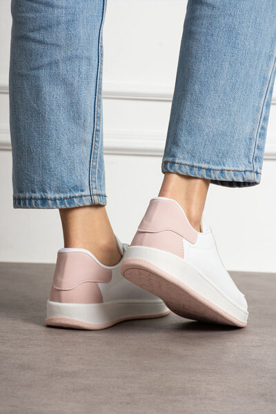 eformoda by emre yılmaz Beyaz Pudra Kadın Sneaker AIR22