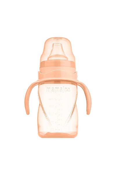 Mamajoo Sippy-Free Educational Cup with Handle, 270 Ml, Powder Blush, 9 Months 1 Piece