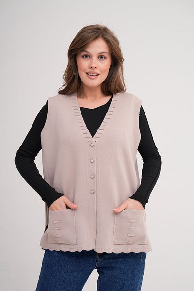 Lamierra Knitwear Mother Seasonal Vest