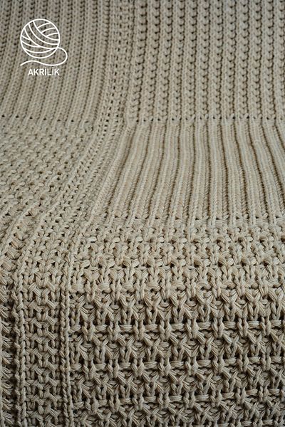 Nazik Home Simla Knitted Tv Blanket (130 X 150 cm)