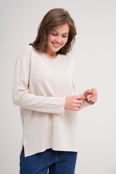 Lamierra Knitwear Mother Blouse Seasonal