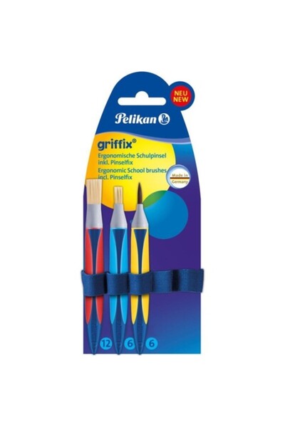KESKİN COLOR Pelikan Griffix Suluboya 3lü Fırça Seti