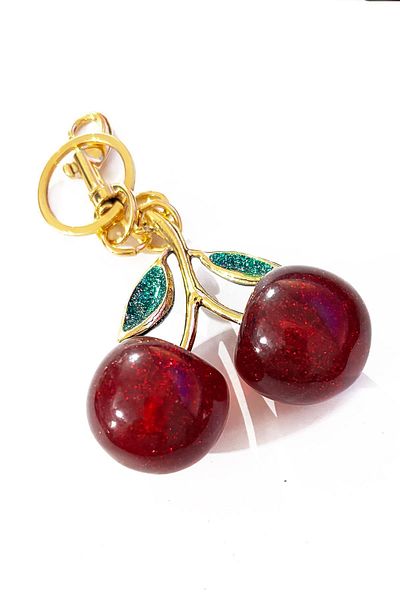 New Obsessions Μπρελόκ με Ειδικό Στολίδι Τσάντας Cherry Sweet Cherry