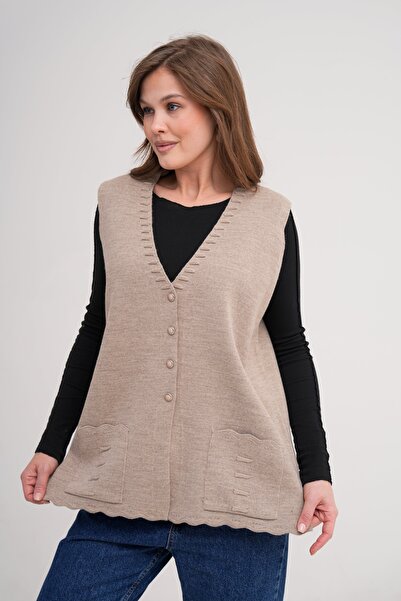 Lamierra Triko Anne Mevsimlik yelek