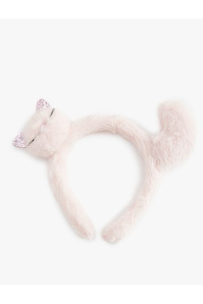 Koton Plush Crown Ear Applique Detailed
