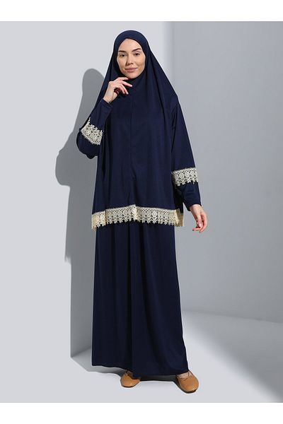 Serraa Rochie de rugăciune pentru femei Îmbrăcăminte de rugăciune cu fustă din două piese