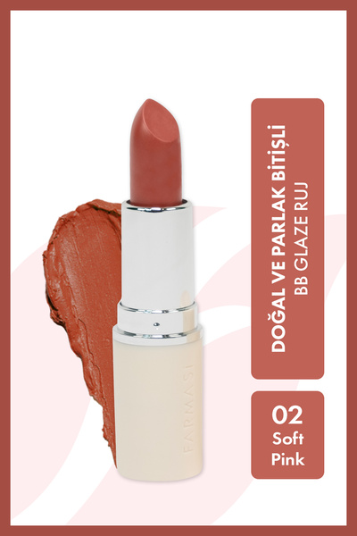 Farmasi Bb Glaze Ruj 02 Soft Pink 4 GR