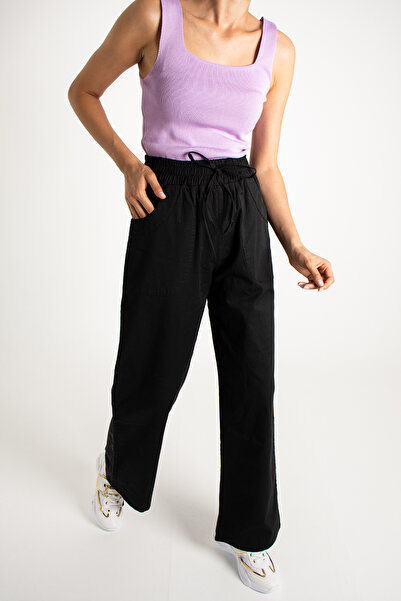 Butik Kadın Kolsuz Bluz Kalın Askılı Atlet Ince Yazlık Kare Yaka Fitilli Triko